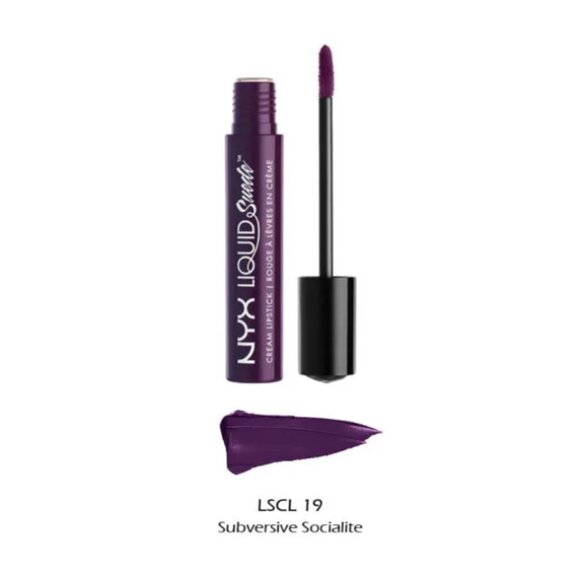 NEW NYX PROFESSIONAL MAKEUP Liquid Suede Cream Lipstick Subersive Socialite L5CL - Picture 4 of 5